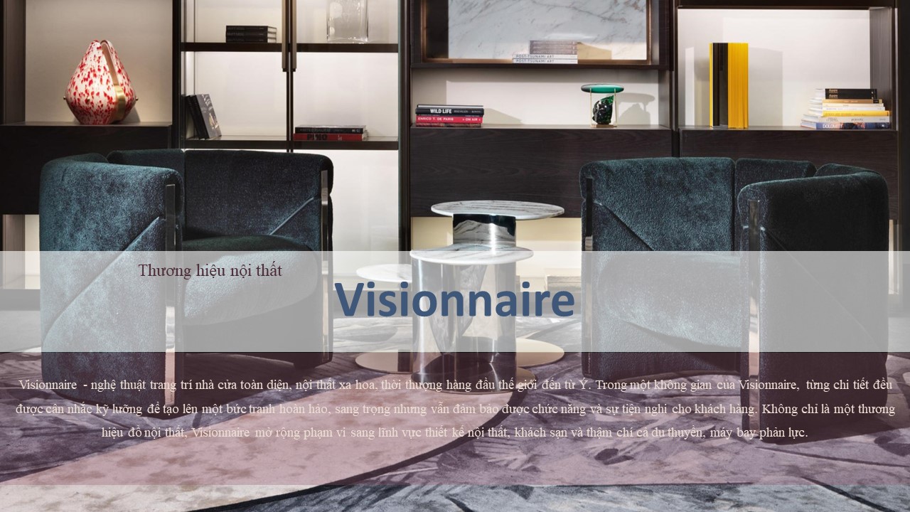 thương hiệu nội thất Visionnaire