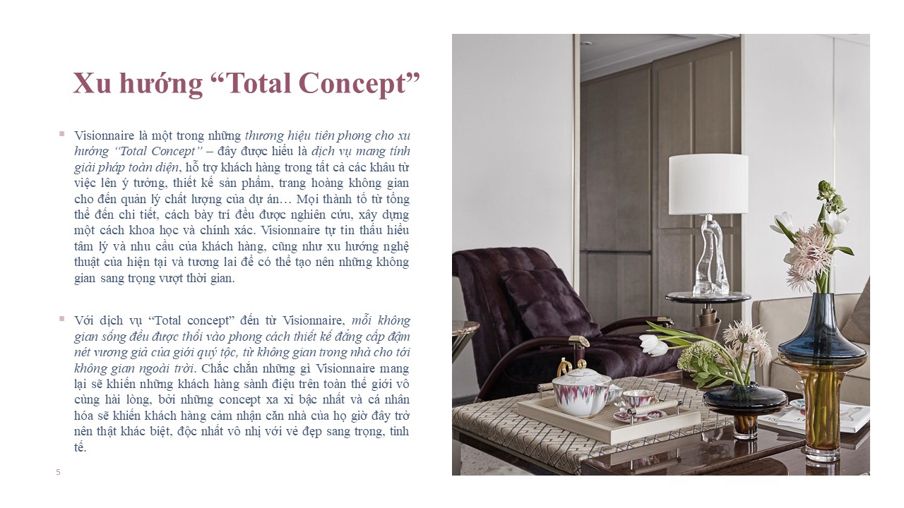 thương hiệu nội thất Visionnaire