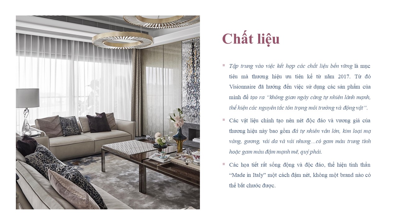 thương hiệu nội thất Visionnaire