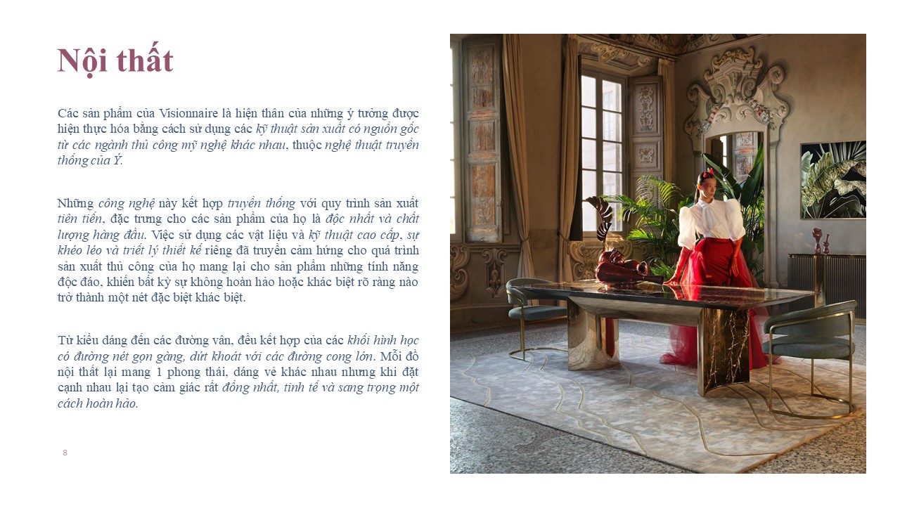 thương hiệu nội thất Visionnaire